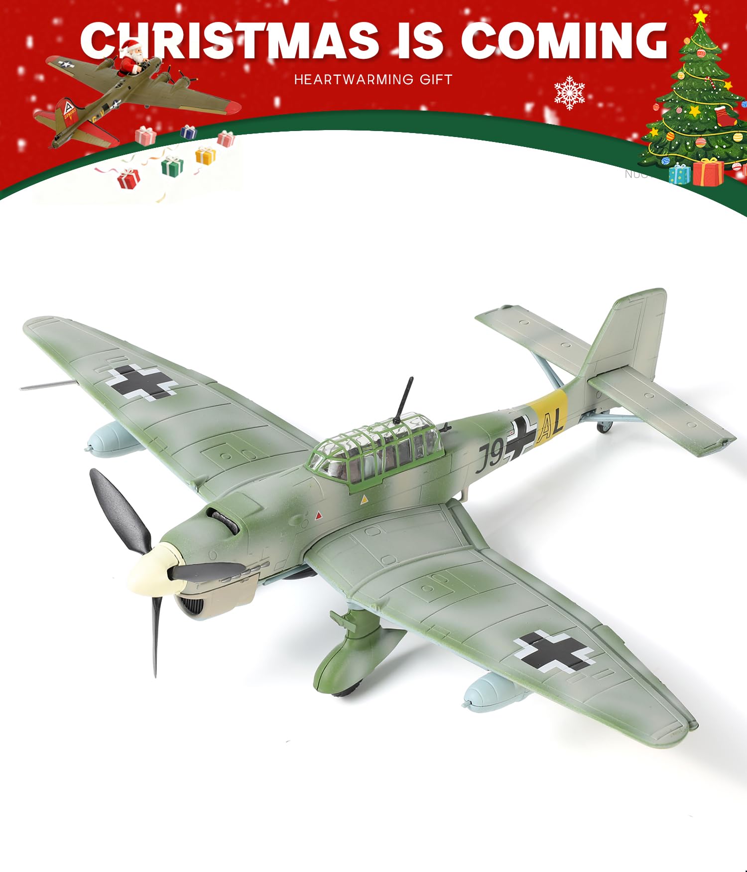 Amazon.co.jp: NUOTIE 1/72 ユンカース Ju 87 ストゥーカ爆撃機 航空機